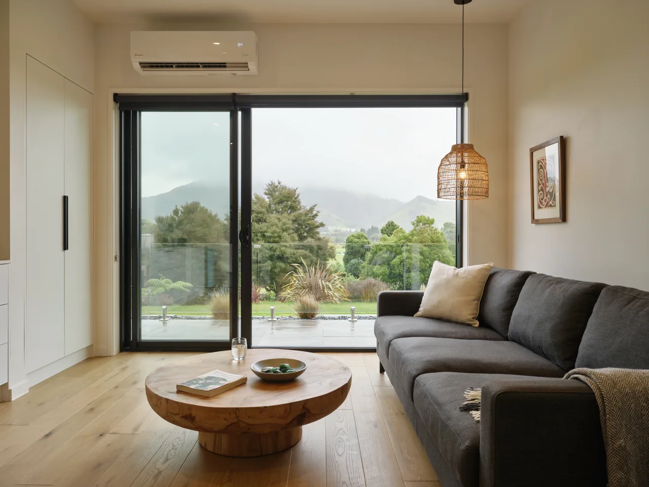 Air conditioning installation in a Rotorua home
